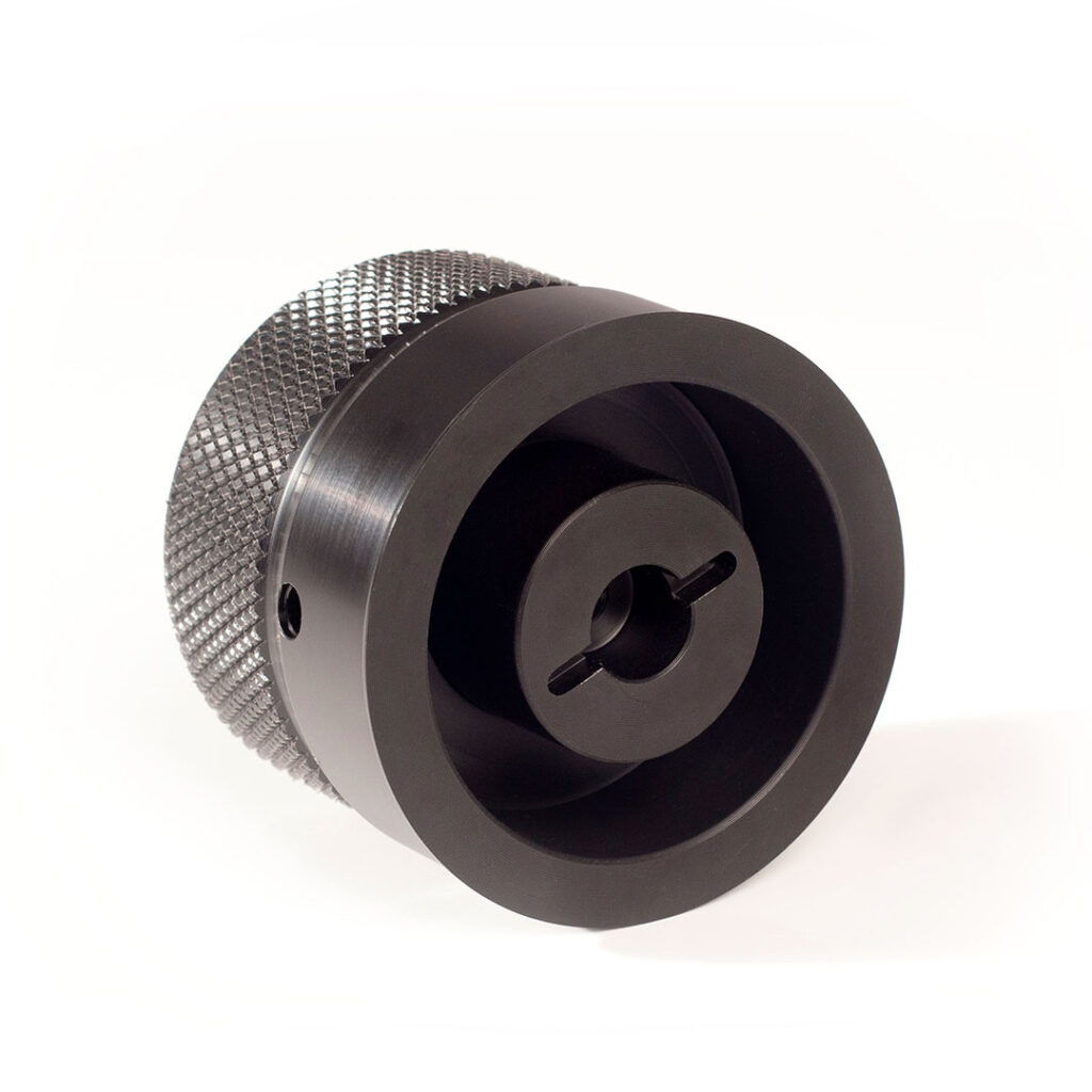 Handrad aus schwarzen POM