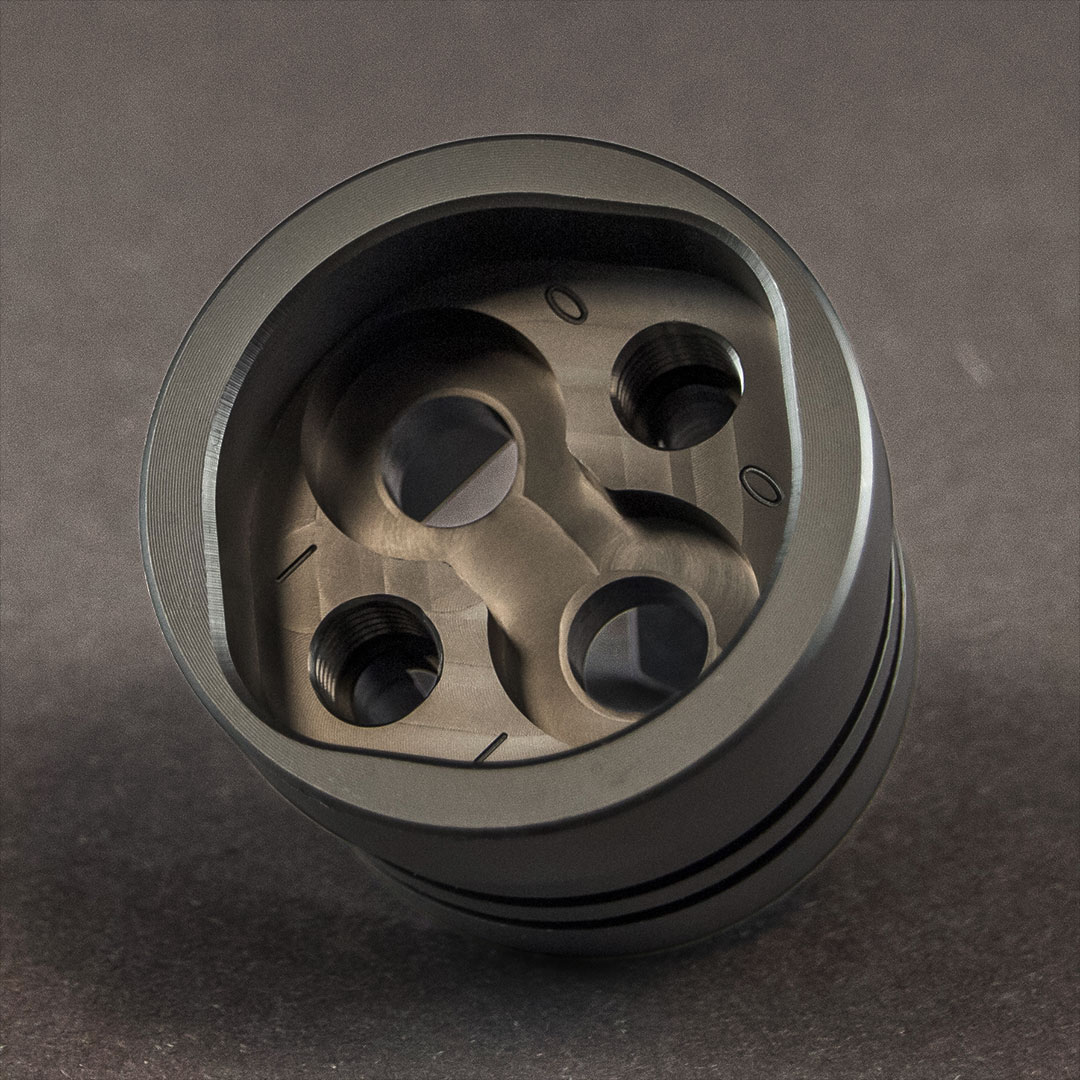 Drehteil aus Schwarzem POM