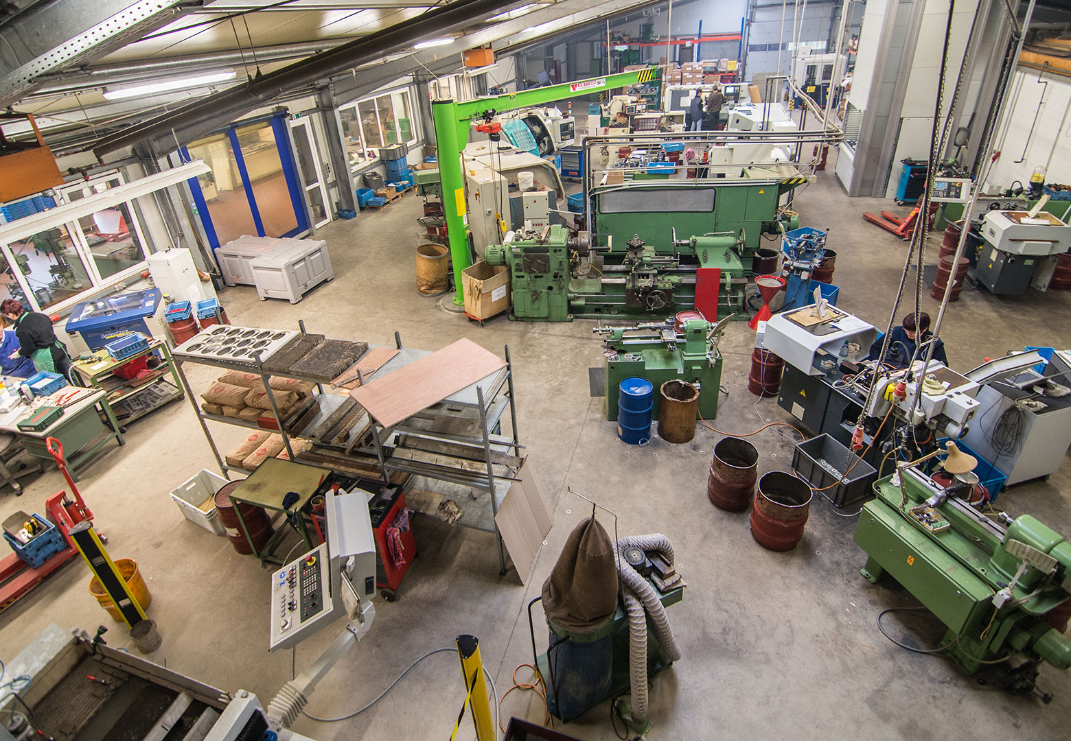 Ein Bild aus dem inneren der alten Fertigung aus den 2000ern