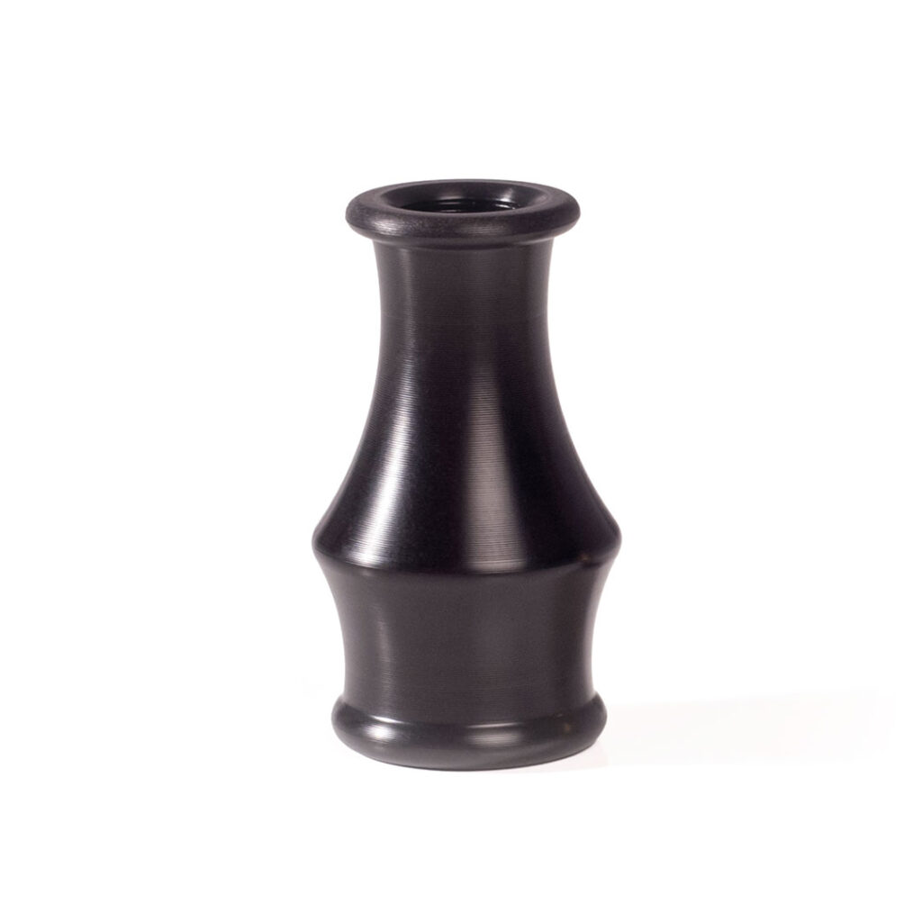 Dudelsackmundstück aus schwarzen Polyoxymethylen