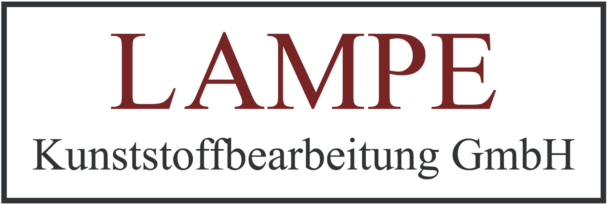 Das Firmenlogo von LAMPE Kunststoffbearbeitung GmbH